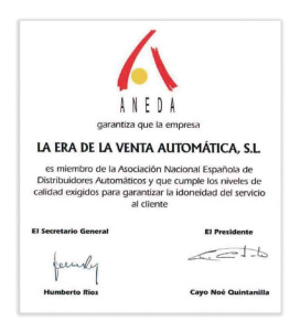 Certificación ANEDA