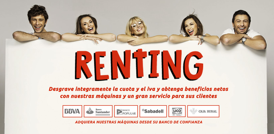 Renting Máquinas Vending