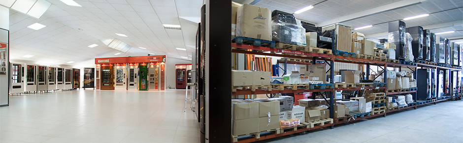 Eravending | Exposición Almacén de Máquinas y Recambios Expendedoras