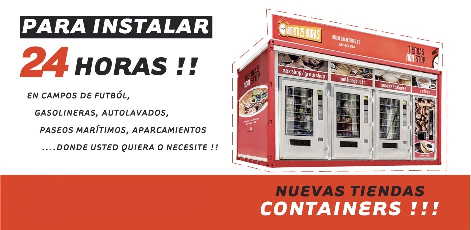 Máquinas Vending en Contenedores